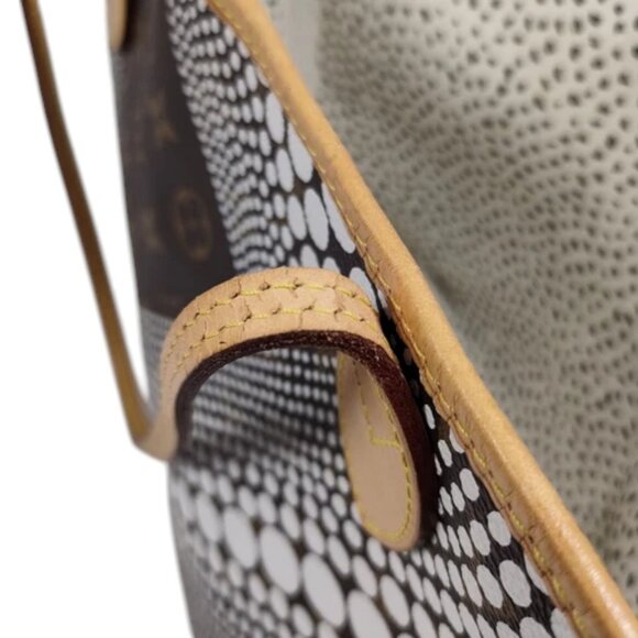 7781368BJ (X6) Louis Vuitton Tote Bag  Neverfull MM Brown Monogram Wave - Picture 7 of 13